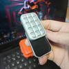 Edc Metal Fidgeting Magnetic Push Card Mechanical Slider Pushing Plate Tactile Plaything Relieve Relieve Stress Reducing Adults Creative