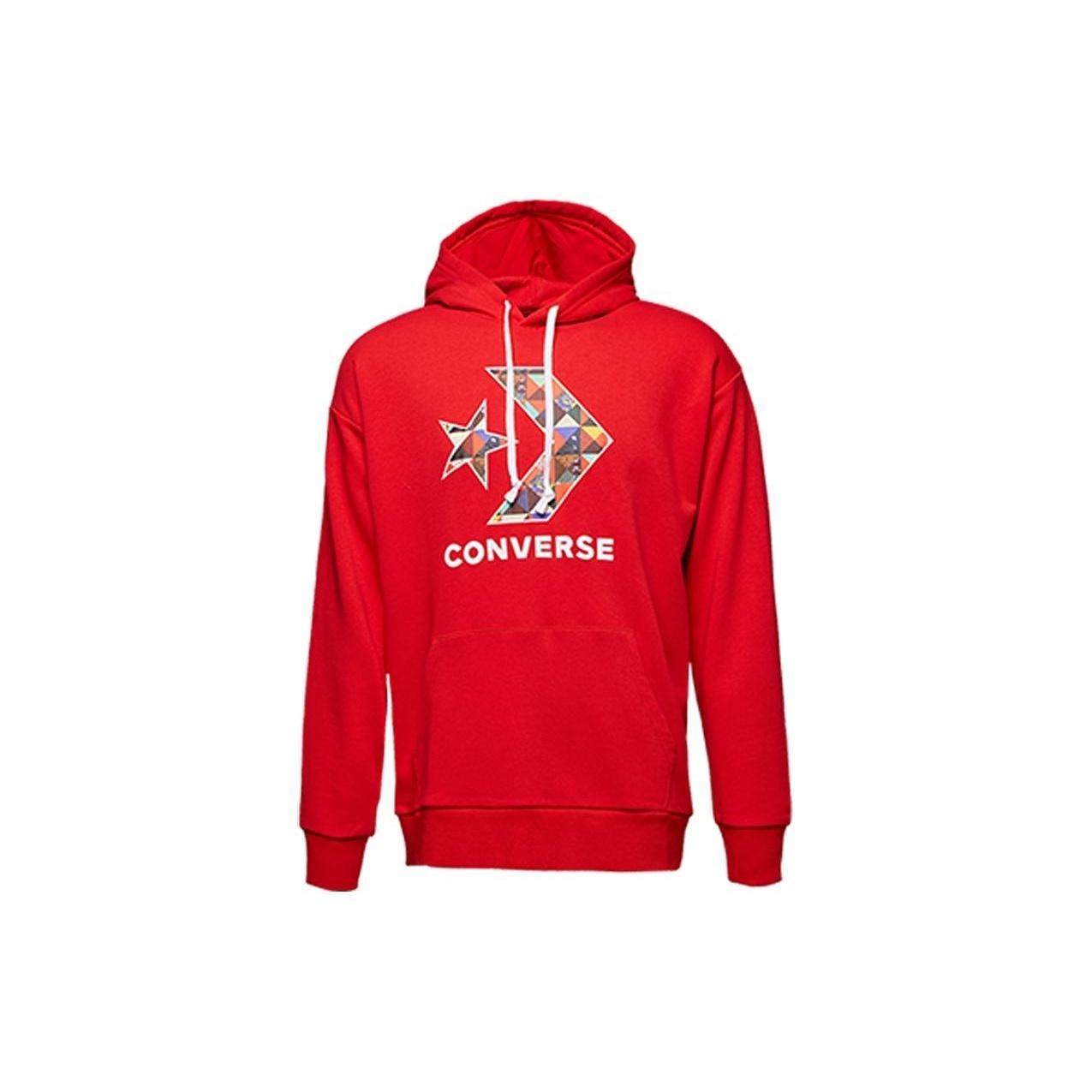 Converse Star Chevron Hoodie Asia Sizing Red Men s 10017833-A03 L