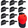 1/5/10PCS Adhesive Hat Hooks For Wall Hat Holder Organizer Baseball Caps Hat Rack No Drilling Multi Purpose Strong Hat Hangers