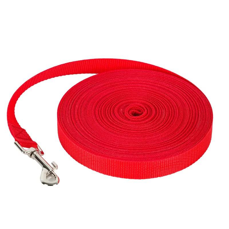 

Nylon Extra Long Pet Leash Durable Dog Lead For Dog Recall Training Extended Length Anti Tangle Heavy Duty Pet Leash Outdoor 1.2m красный