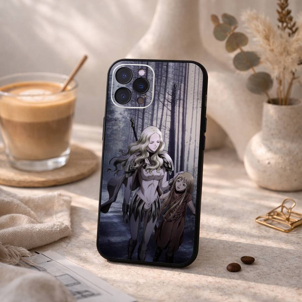 Classic C-Claymore Claire Phone Case For iPhone17,16,15,14,13,12,Plus,Pro Max, 5G Others Soft Black Cover