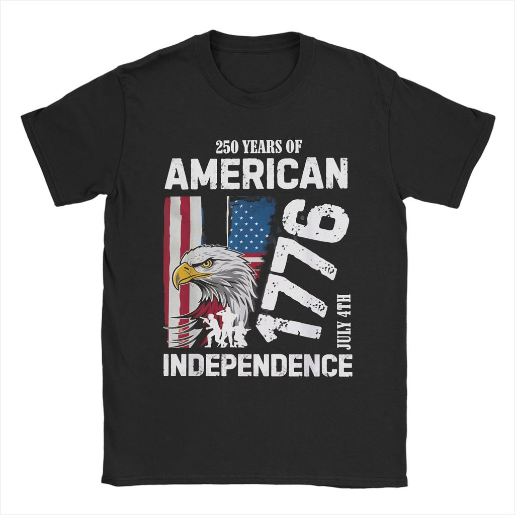 Eagle Flag 250 Years 17762026 250Th Happy Birthday USA Outfit Unisex T Shirts Cotton Tee New Arrival Tshirt Clothing