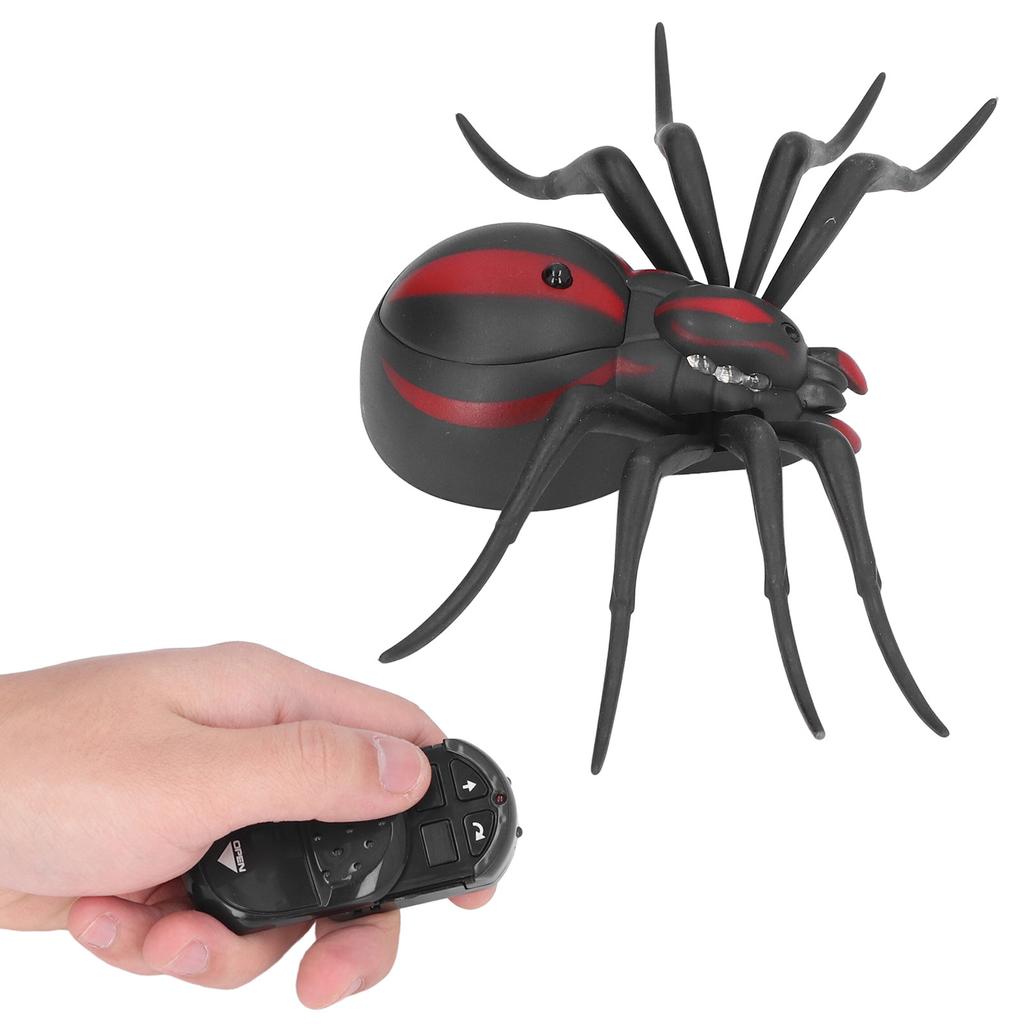 Remote Control Spider Lifelike Action High Simulation Easy Control Remote Spider for Halloween Christmas