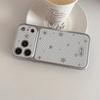 New 2026 Silver Star Polka Dot Phone Case For iPhone 17 Pro 16 15 14 Pro Max with Electroplated Frame Slim Shockproof Cover