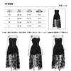 Sivrusn Gothic Lolita Cosplay Sweet Ladylike Hip Korean Stage Harajuku Size M Dress, Black, A-Line, Knee-Length, Lolita, Lolita, Princess, Dress, Hop,