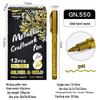 Metallic Color Craft & Graffiti Soft Tip Pen - 550B Signature & Sealing Wax DIY Marker