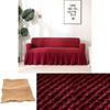 Skirted Sofa Cover Stretchable And Durable Material For All Couches