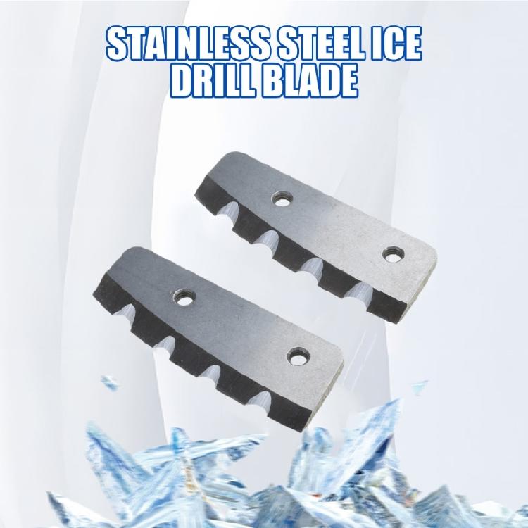 Upgrades Steel Ice Auger Drill  6 Inch Ice Fishing Drill  Offering Stability & Efficiency for Various Ice Thicknesses