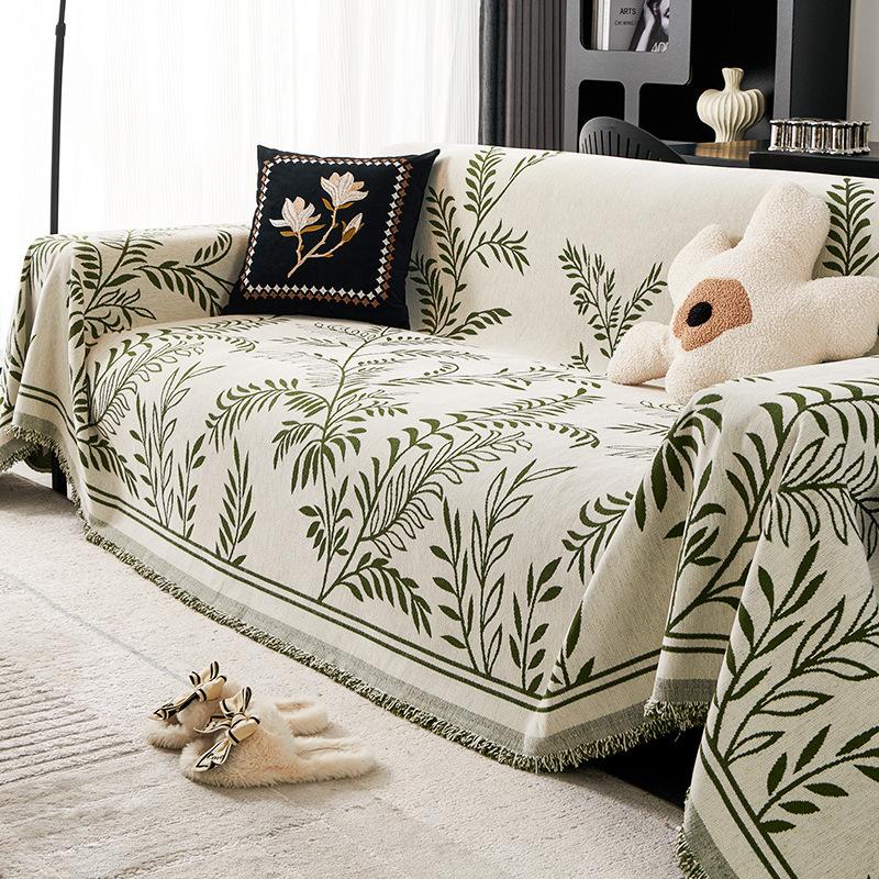 Nordischer Stil High-End Sofahandtuch Ganzjahres Universelle Sofabezug Chenille Anti-Katzenkratzer Sofabezug Sofadecke