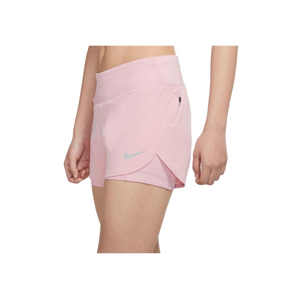 Nike Logo Print Breathable Sports Shorts Women shorts Pink CZ9571-630