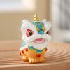 Resin Lion Ornament Cute Miniatures Figurine Sculpture Crafts Tea Pet  Living Room