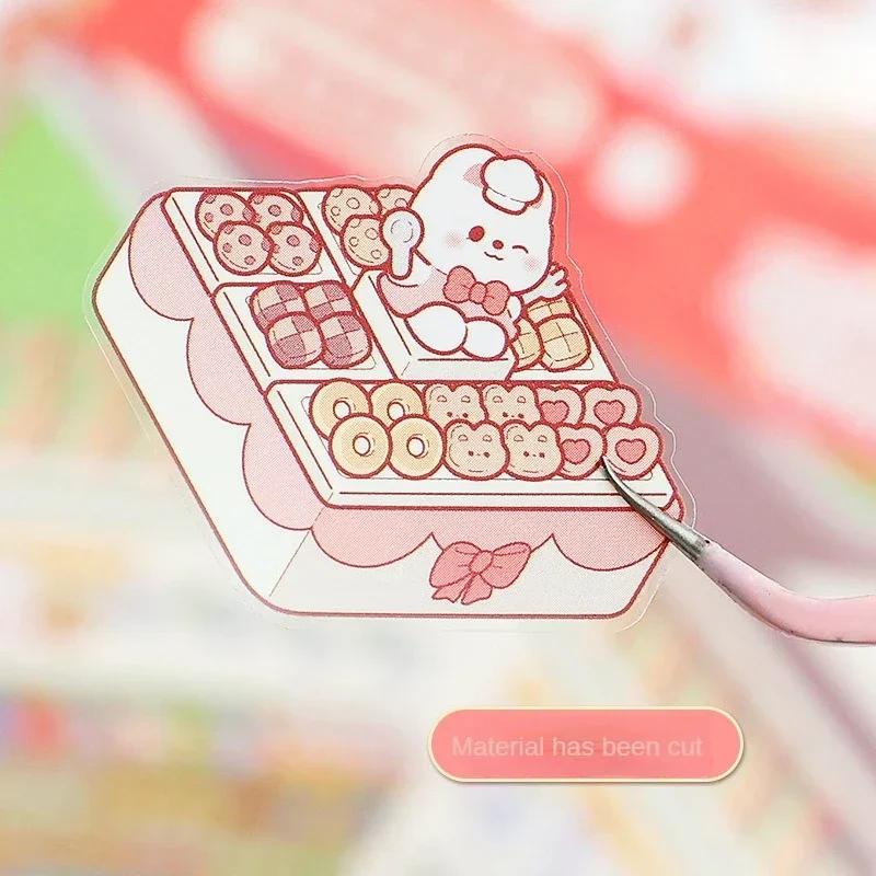 Cartoon Miniature Scene Stickers 3D Landscaping Stickers Visual Stacking Stickers No Cutting Landscape Sticker for Children