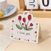 10pcs Handwriting Message Card Bouquet Series Greeting Card Exquisite   Happy Birthday