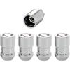 MCGARD 24132 Chrome Cone Seat Wheel Locks (7/16" - 20 Thread Size) - Set of 4