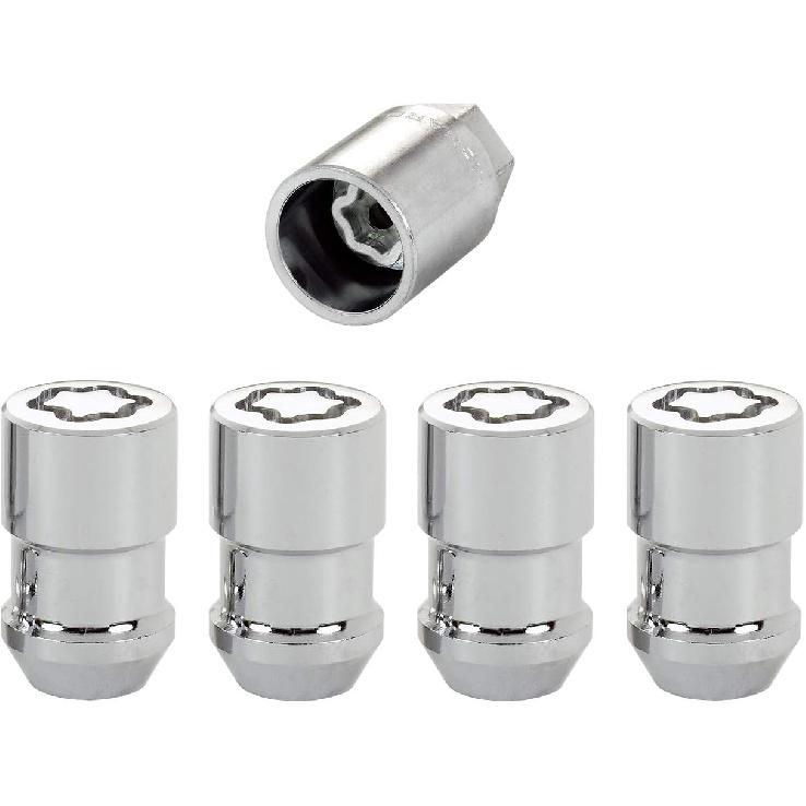 

MCGARD 24132 Chrome Cone Seat Wheel Locks (7/16 - 20 Thread Size) - Set of 4