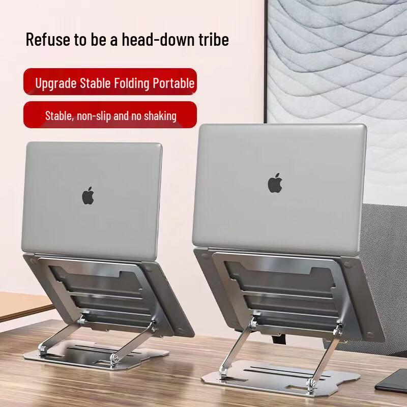 Ollymurs Adjustable Metal Laptop and Monitor Riser Stand