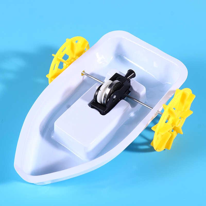 Children's DIY Paddle Steamer Science Kit - Handmade Physics Experiment for Primary School