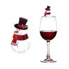 Christmas Wine Cup Cards Set of 80 Santa Snowman Winter Themed Party