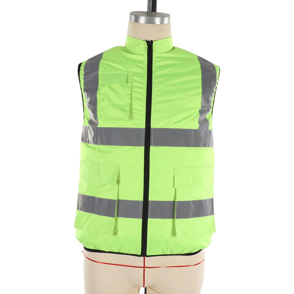 Gilet Fresco Estivo con Ventola di Raffreddamento Gilet Climatizzato Striscia Riflettente Ricaricabile Abiti da Lavoro