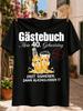 Gastebuch Mein 40 Geburtstag Cartoon Beer Bottle and GlassGerman Sign First Then Celebrate Quote Unisex All T-Shirt