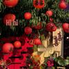 Rustic Tree Lantern Pendants: Outdoor Greenery Decor & Wedding Ornaments Collection