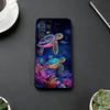 Urocze Małe Żółwiki Etui na Telefon Dla Samsung S25,S24,S21,S22,S23,S30,Ultra,S20,Plus,Fe,Miękki Silikon Czarna Pokrywa