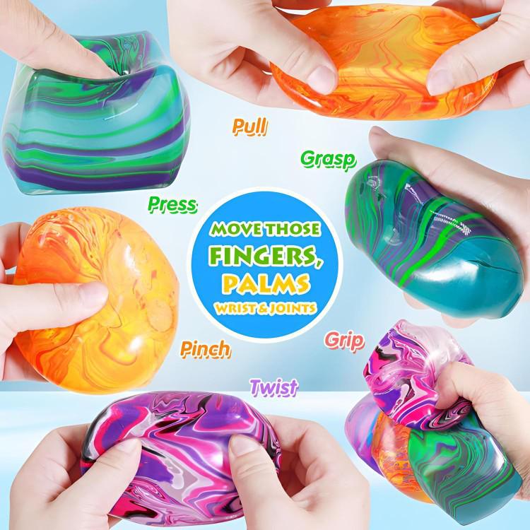 Creative Stress Relief Ice Cube Decompression Toy – Flowing Texture, Slow Rebound, Hot Seller