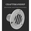 38MM 316 Stainless Steel Floor Deck Cockpit Drain Boats Removable Cover Straight Drain Marine Hardware Boat Accessories