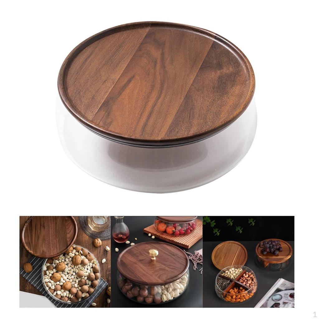 Airtight Glass Container with Lid for Nuts And Snacks