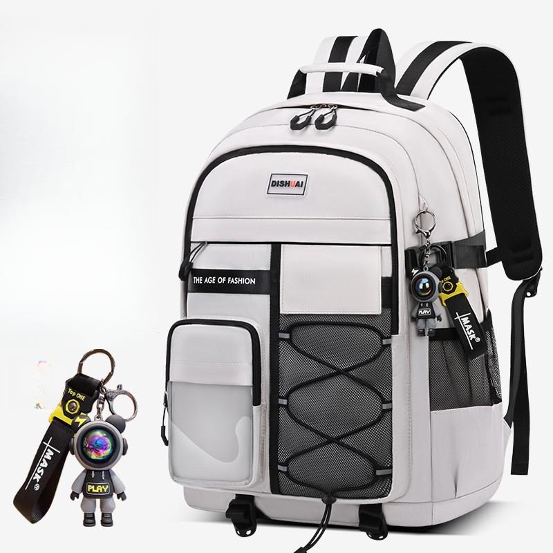 A Large-capacity Backpack for Middle School Students with A Relaxed Male Shoulder and Spine Protection Function