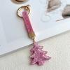 Christmas Tree Santa Claus Keychain Cane Metal Xmas Pendant  Christmas Gifts