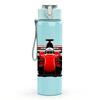 1 PZ Auto da Corsa F1 Rossa Arte 750ml Plastica Colorata Borraccia Sportiva Tappo con Cannuccia a Flip Ermetico Adatta per Sport Ufficio Uso Domestico