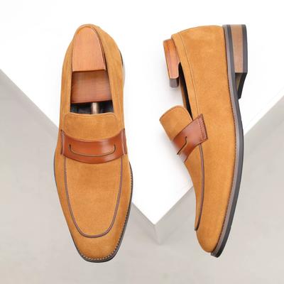 Scarpe Eleganti da Uomo in Vera Pelle Italiana Moda Mocassini da Business alla Moda per Uomo Scarpe Formali Mocassini Scarpe da Guida Leggere