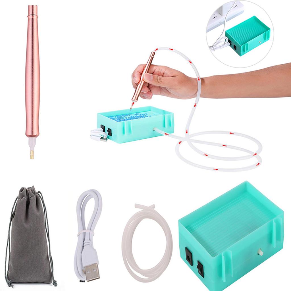 Electric Diamond Painting Pen USB-Powered Vacuum Suction Pen Diamond Painting Dot Drilling Pen Diamond Painting Accessoires