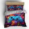 "Colorful Gamepad Bedding Set" Bedding Duvet Cover Set Duvet Cover Pillowcases (1 * Duvet Cover 2 * Pillowcases, Without Duvet Insert)