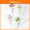 Vintage Floral Brooch With Rhinestones For Women And Men Spring Fashion Accessory