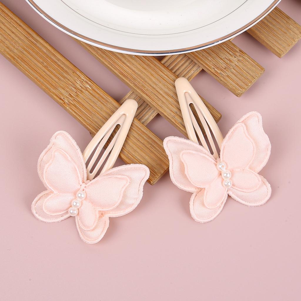 8 szt. Urocze spinki do włosów motylki dla dziewczynek, perłowe spinki motylki, klipsy, dziecięca spinka do włosów w kształcie kwiatka, dziecięce akcesoria do włosów