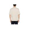 Emporio Armani SS25 Eagle Pattern Embroidered Loose Fit Crew Neck Short Sleeve T-Shirt Men Tops Beige EM001026-AF13669-M1054