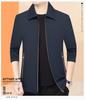 Men's 2026 Spring Fashion Business Casual Lapel Jacket - Versatile Solid Color Outerwear