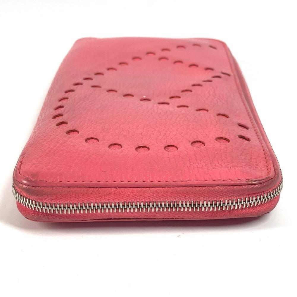 HERMES Punching logo Evelyne Azap Long Long wallet Zip Around Long Wallet