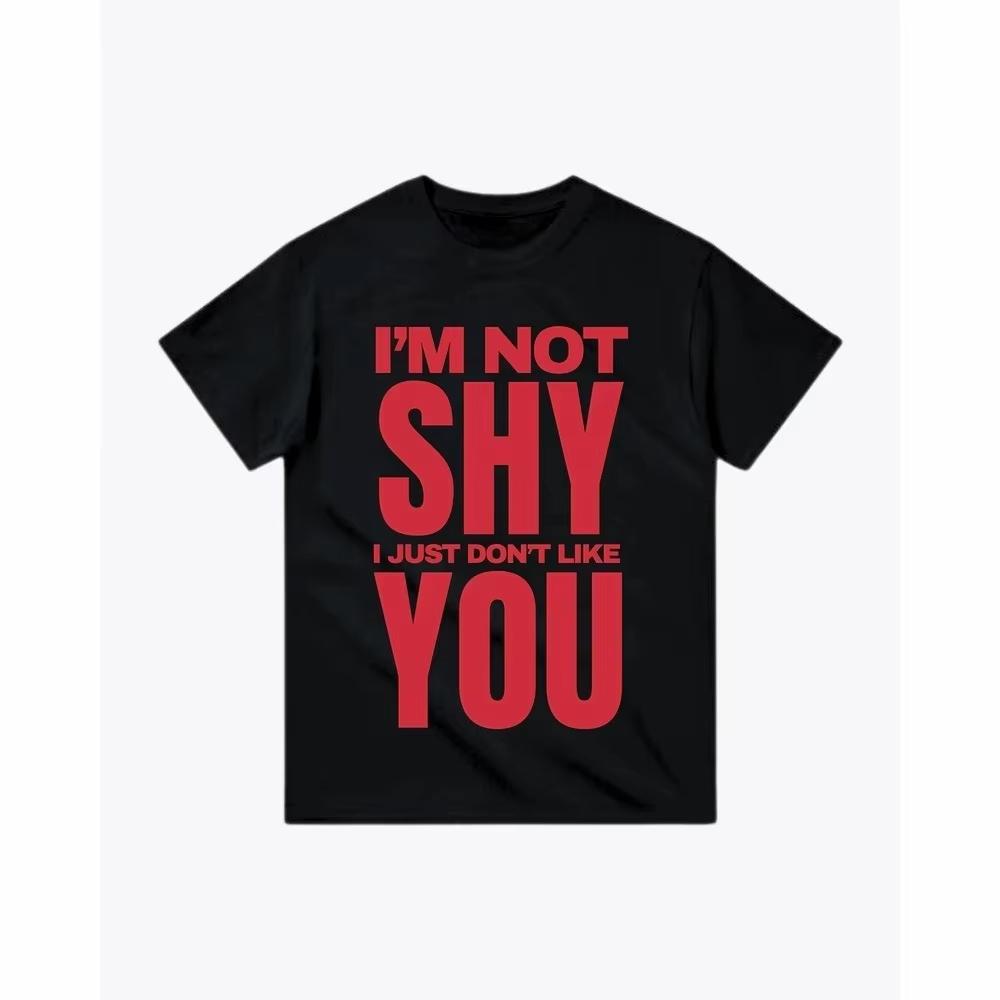 Graphic Printed Oversized Unisex Tshirt Streetwear Trendy Cotton Newmodel Personality Clothes Y2k Short High Quality Couples