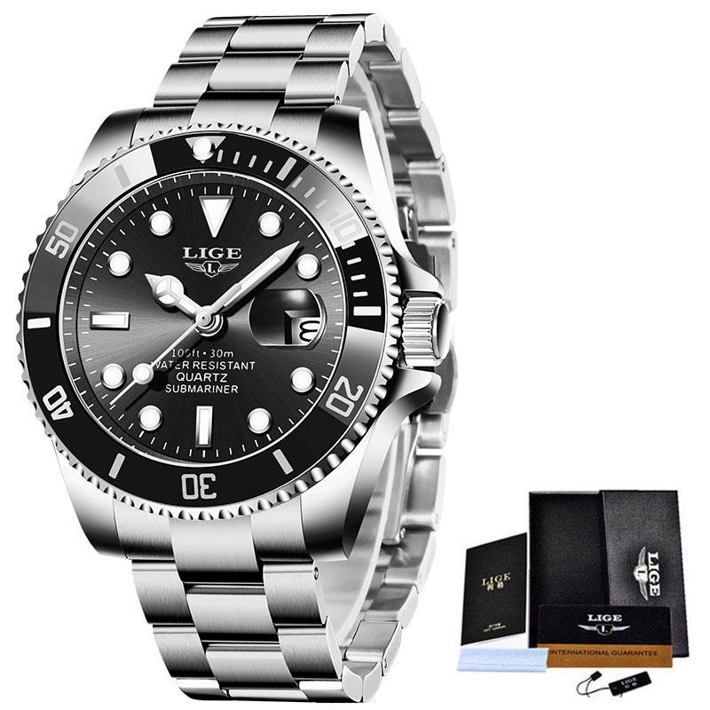 RAITOWN Orologio Uomo In Acciaio Inox - 42 Mm, Vetro Minerale, Movimento Quarzo, 3ATM, Con Kit Regolazione