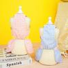 Spring and Summer Dog Skirt Pet Clothes Manufacturers Wholesale Teddy Schnauzer Small Dog Clothes Plaid Skirt Dog Clothes