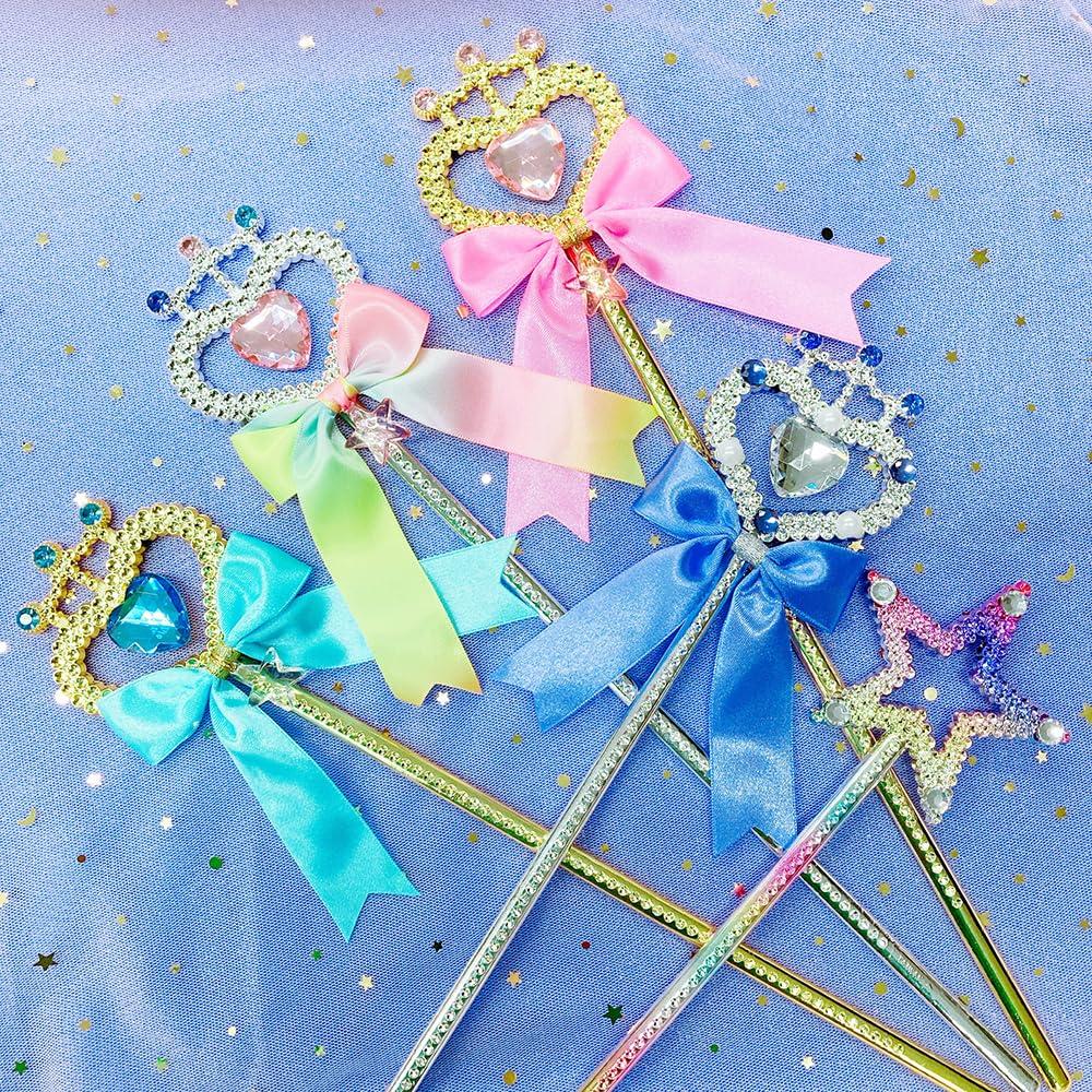 Meteor APAC minacute Magical Stick with Star, Gold & Blue, Size: Approx. W5 x D1 x H36 cm, Q7990