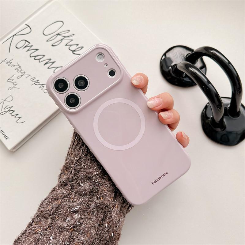 Candy Color Fold Love Heart Bracket Magnetic Case For iPhone 17 16 15 14 13 Pro Max Phone Back Cover Compatible with MagSafe