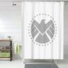 Shield Agent Training Shower Curtain Bathroom Polyester Waterproof Bath Curtains With Hooks