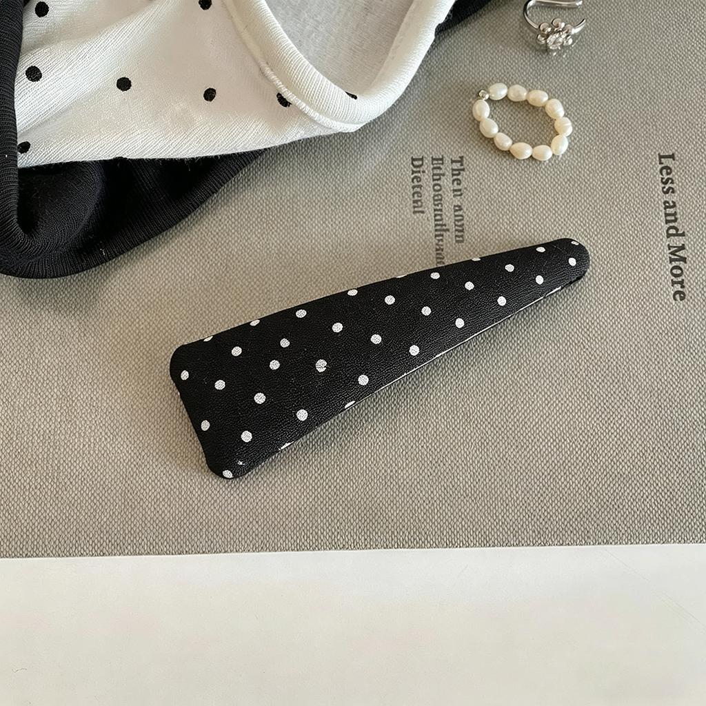 Polka Dot School Girls Cute Hair Clip New Fabric Hair Accessories for Bangs BB Side Hair Clips Lovely Hairpin Headwear for Women