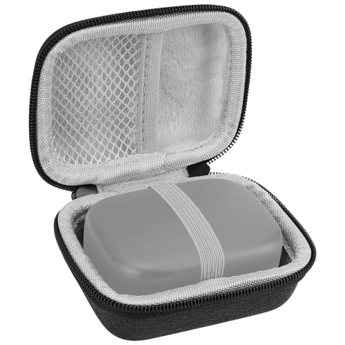 Geekria Creator's Microphone Case Compatible with Hollyland Lark A1, M1, C1, Rode Wireless Microphone, Boya Mini, and Maono Wave T1 Mini, Hard Shell M