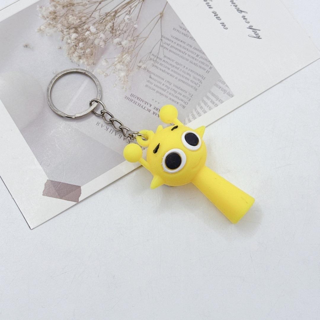 Game Doll Keychain Sprunki Rhythm Box Keychain Game Peripheral Cartoon Pendant Pendant Pendant Keychain Children s Gift Pendant