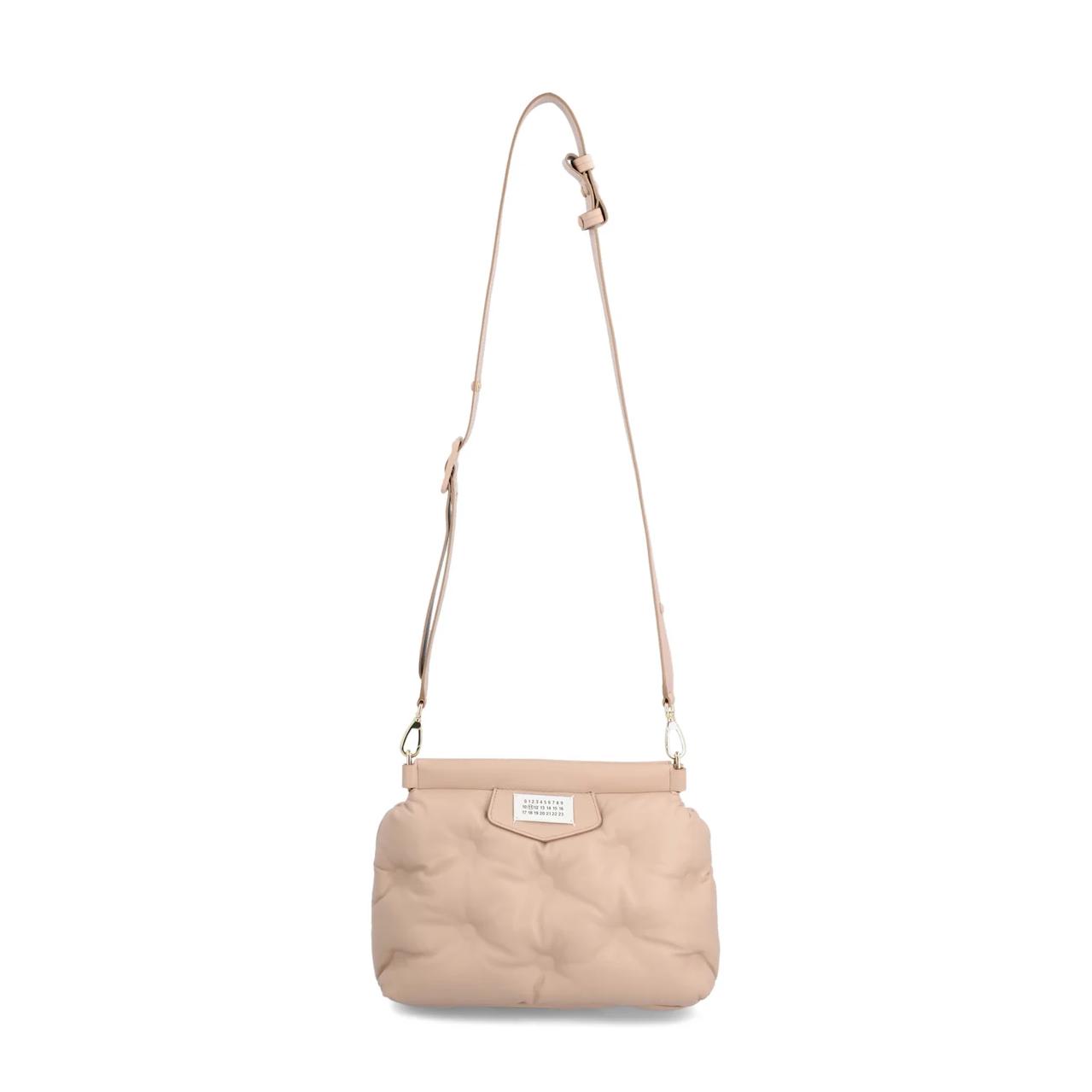 Maison Margiela Digitale Signalisatie Kalfsleer Crossbody Schoudertas Dames tassen Roze SB1WG0028P4300T4310 Basic Set (Bag+Dust Bag)